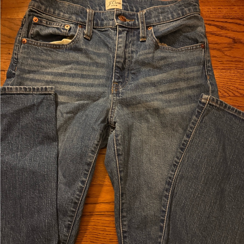 J. Crew Slim Boyfriend Blue Women's Jeans - Picture 5 of 6